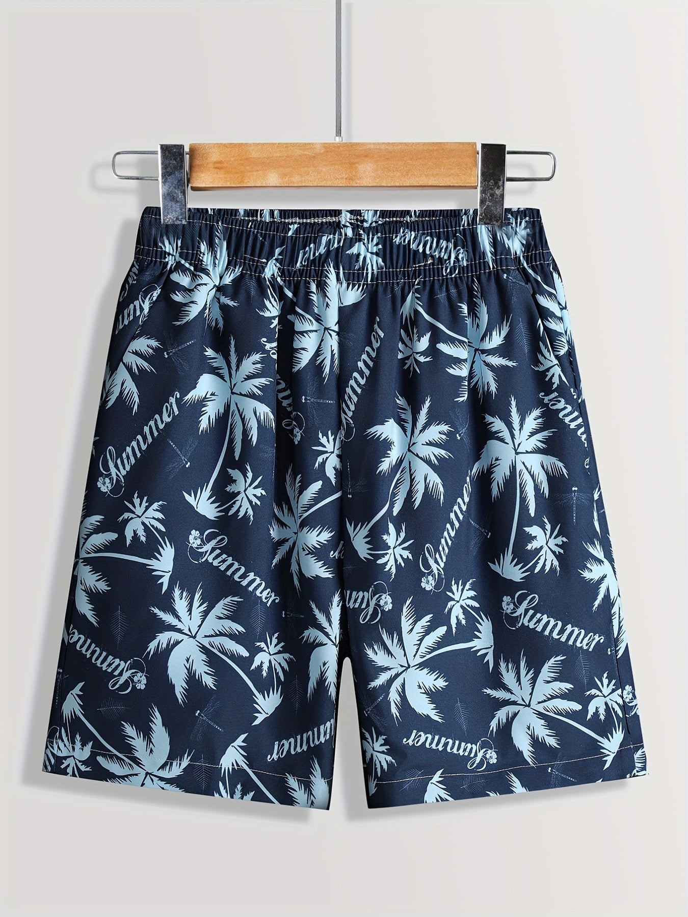 Boys Coconut Trees Casual Shorts for Vacation Beach