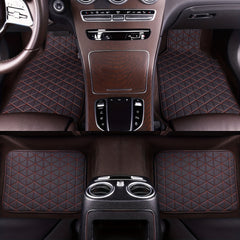 Waterproof PU Leather Car Foot Mats Car Carpets Car Interior Accessories