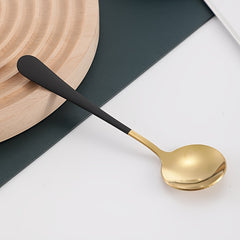 Stainless Steel Table Spoon for Soup Cereal Dessert Fruit Milk Tea Coffee