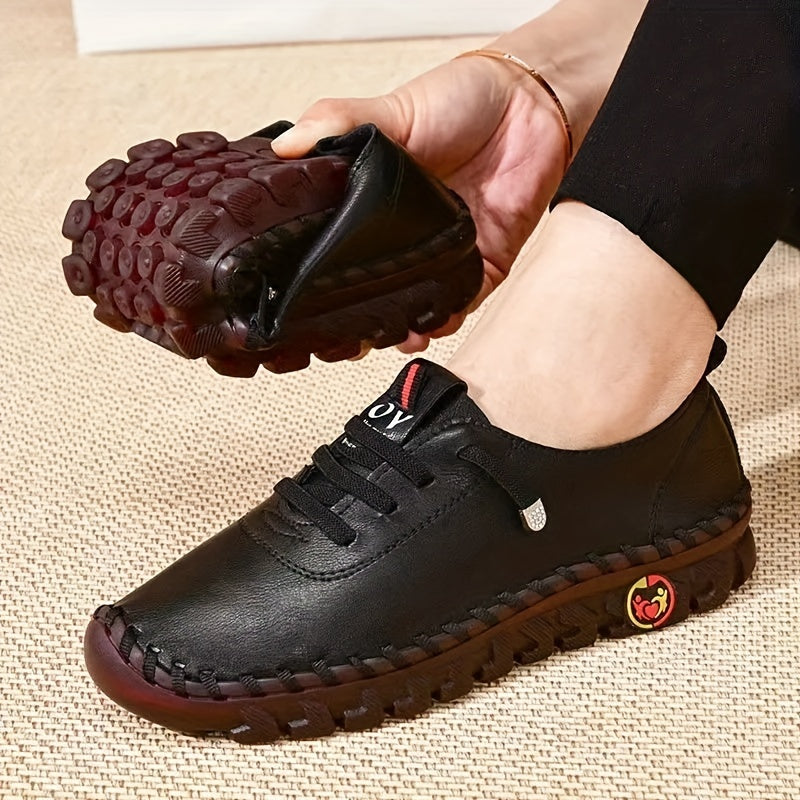 Women's Flat Sneakers Lightweight Low Top Lace Up Shoes Women's Walking Shoes