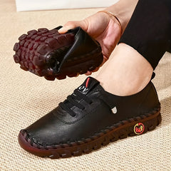 Women's Flat Sneakers Lightweight Low Top Lace Up Shoes Women's Walking Shoes
