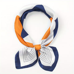 70 Block Square Scarf Satin Neckerchief Bandana Head Wrap Hair Accessories