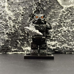 Power Suit Mech Brothers Club Building Model Figure