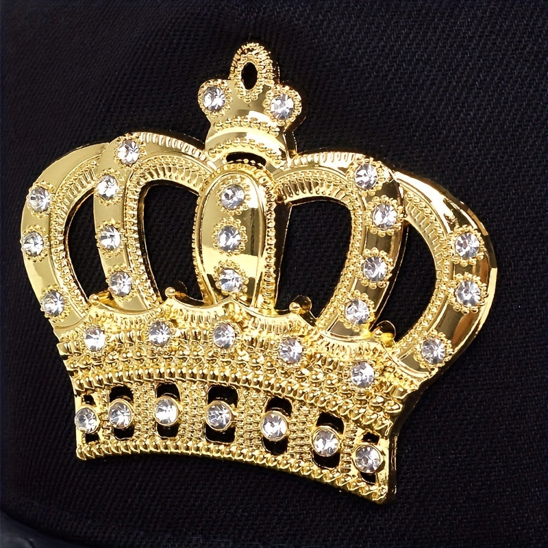 Men's Crown Pattern Baseball Cap Hip Hop Sunscreen Hat