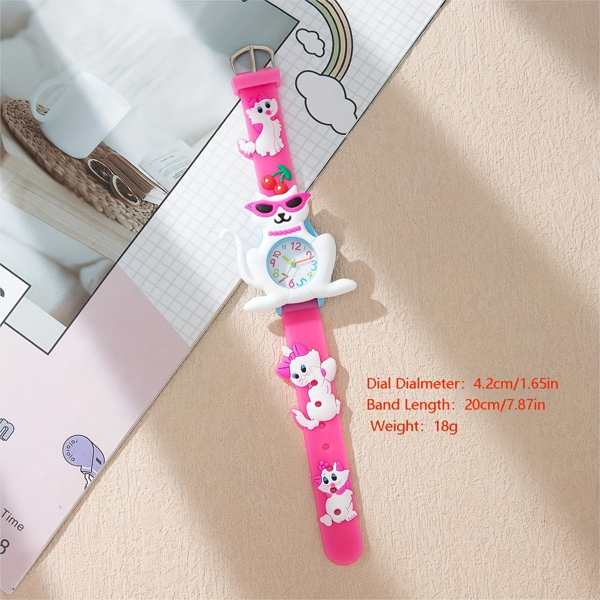 Adorable Kitten Casual Watch