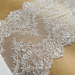 3m Colorful Eyelash Lace Wide Trim Fabric For Sewing Dress DIY