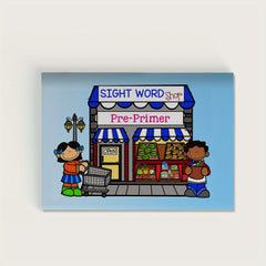Pre KERAMics Sight Word Learning Flashcards Set for Youngsters & First Graders