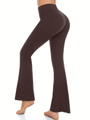 High Waist Thermal Flare Leggings Yoga Pants