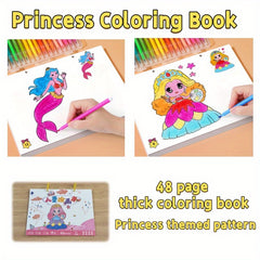 Princess Coloring Book for Kids - Fun Cartoon Graffiti Book for Early Learning