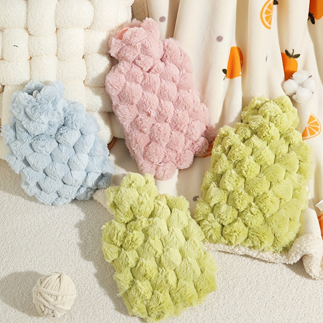 Rabbit Plush Cloth Cover Hand Warmer Hot Water Bag 34oz Soft Cover