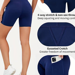 Women's Sports Shorts High Waist Running Yoga Activewear