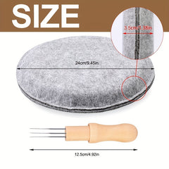 Needle Felting Pad 24 X 24 X 3.51 cm Grey Sponge Needle Felting Mat