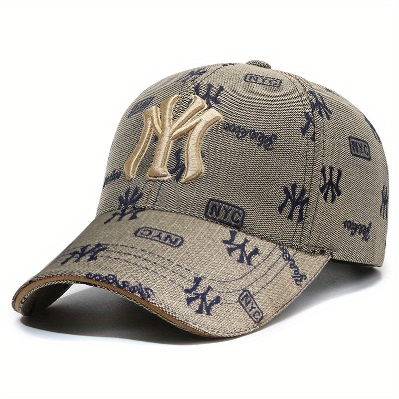 Men's Personality Embroidered Baseball Cap Outdoor Sunshade Hat