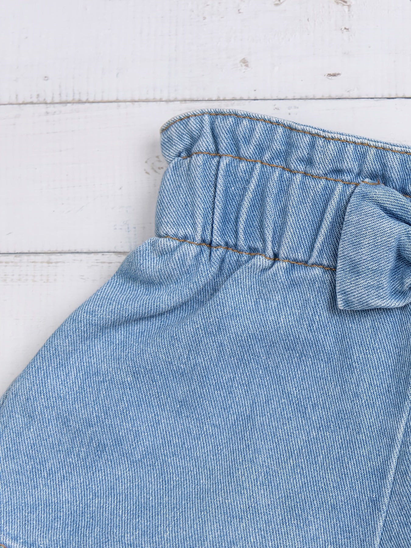 Baby Girls Bowknot Denim Shorts Toddler Summer Clothes