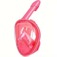 Full Face Snorkel Mask with Camera Mount Anti Fog Anti Leak