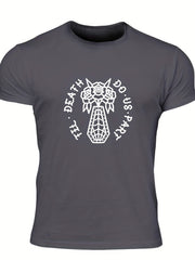 Men's Death Do Us Part Tee Shirt, Crew Neck, Casual Fit