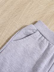 Boys Active Sweatpants Quick Drying Jogger Sports Pants Grey