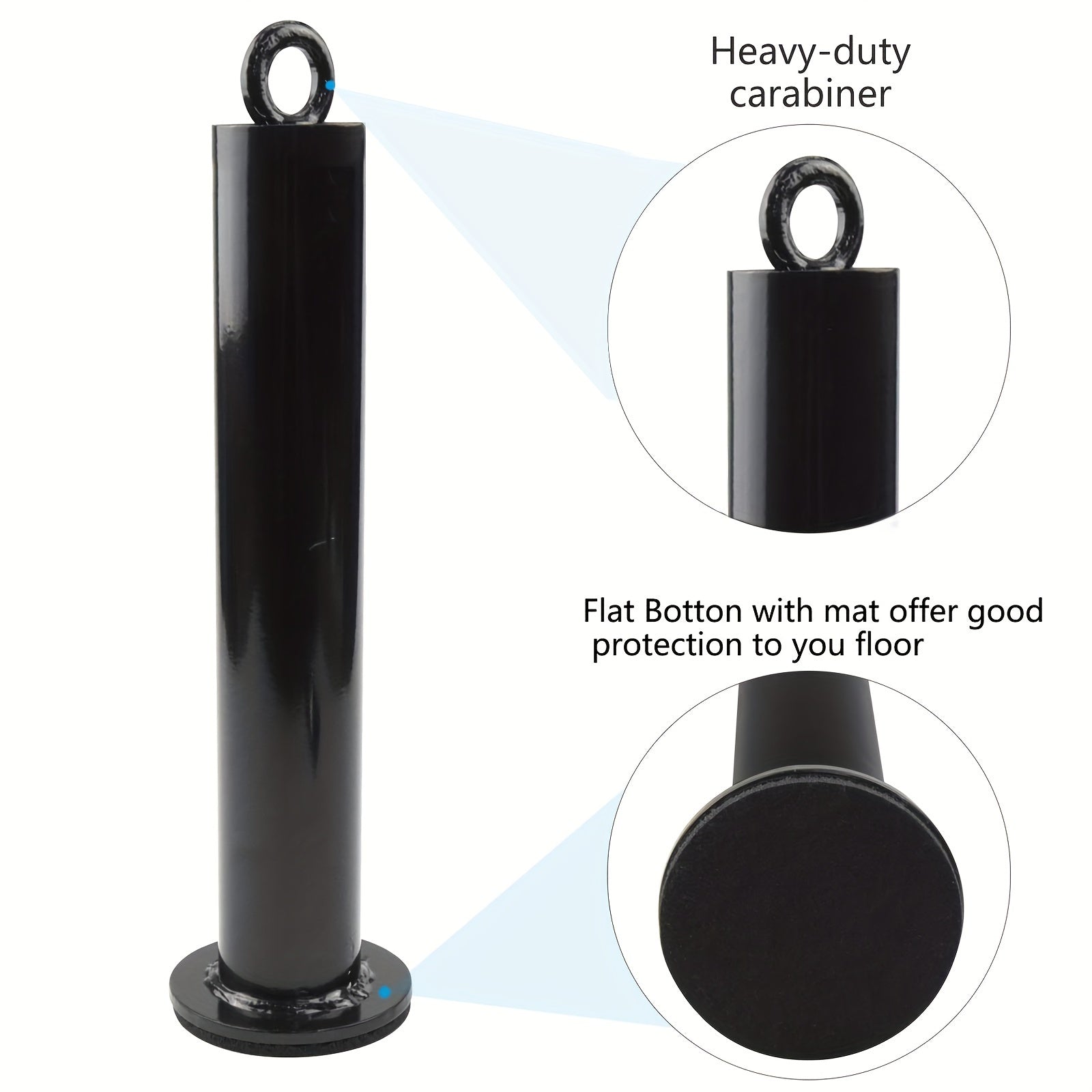 Load bearing Pin for 1" and 2" Weight Plates - Cable Pulley Systems