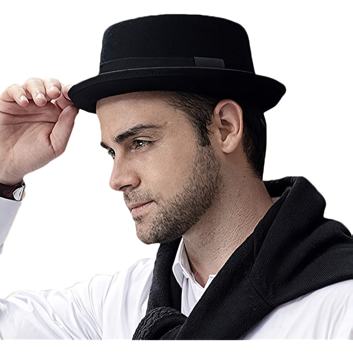 Classic Wool Fedoras Jazz Hat Winter Autumn Cap Hat For Men Women
