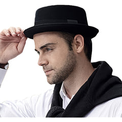 Classic Wool Fedoras Jazz Hat Winter Autumn Cap Hat For Men Women