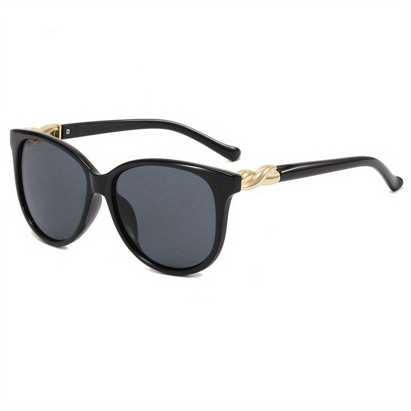 Large Square Sunglasses Casual Twist Gradient Glasses UV400