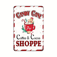 Vintage Metal Sign Coffee&Cocoa Hot Cocoa Metal Sign For Bars Restaurants