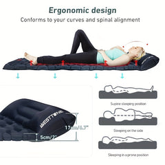 WESTTUNE Inflatable Mattress with Pillow for Hiking/Camping