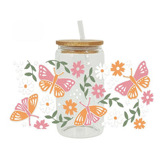 6pcs Cartoon Animal Stickers Waterproof Cup Decorative Stickers For 16oz Cup