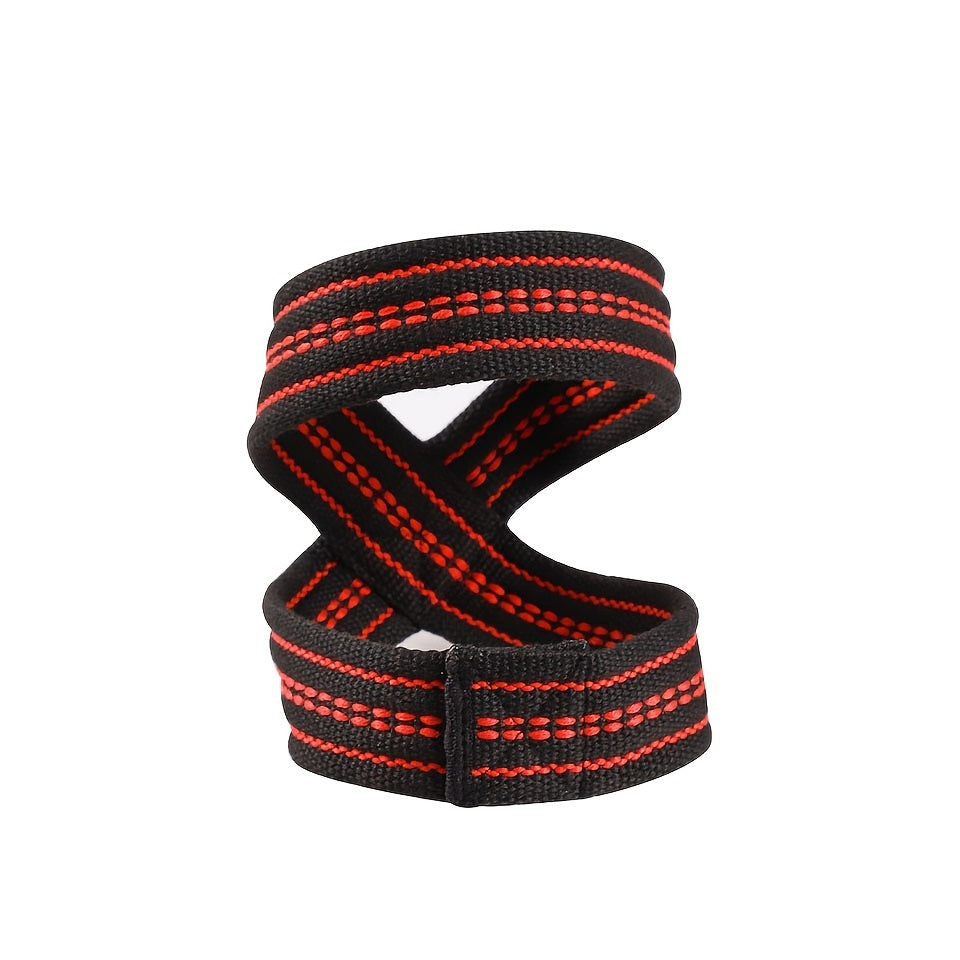 2pcs Weightlifting Fitness Cotton Non slip 8 shaped Moving Belt Pull up Grip
