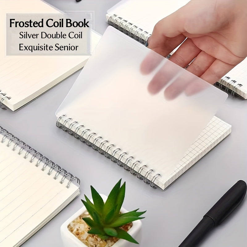 Matte Thickened Coil Notebook Horizontal Grid Blank Notebook