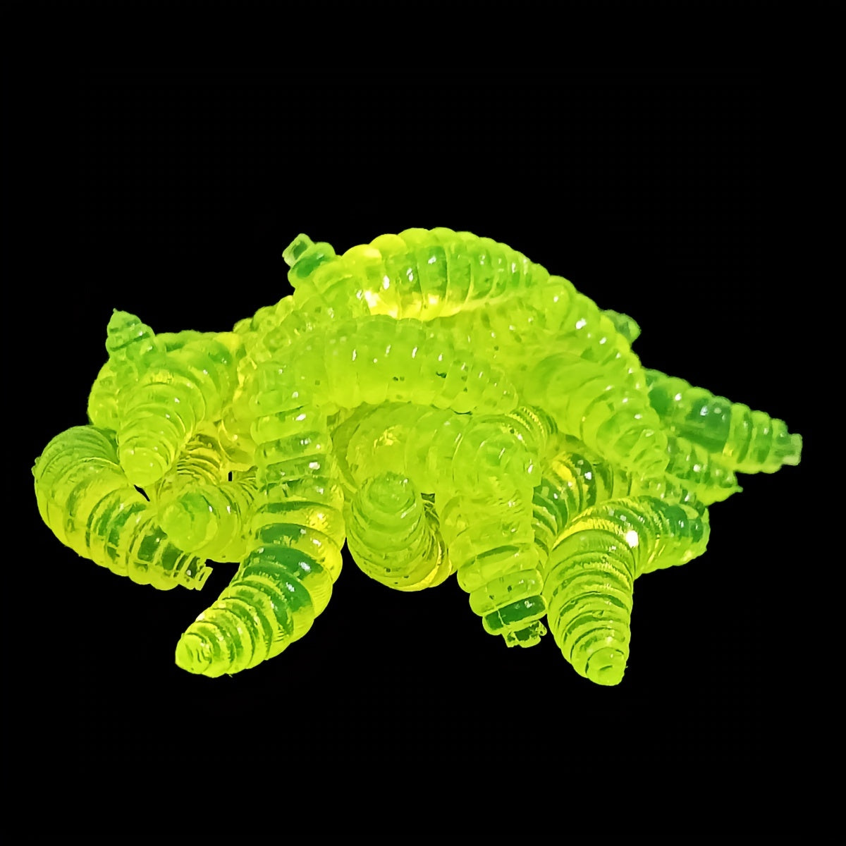 Fluorescent Maggot Soft Lure Set - Smelly Worms for Fishing Success