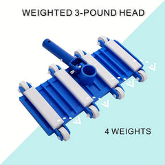 Durable Pool Vacuum Head with Wheels for Swimming Pool Cleaning