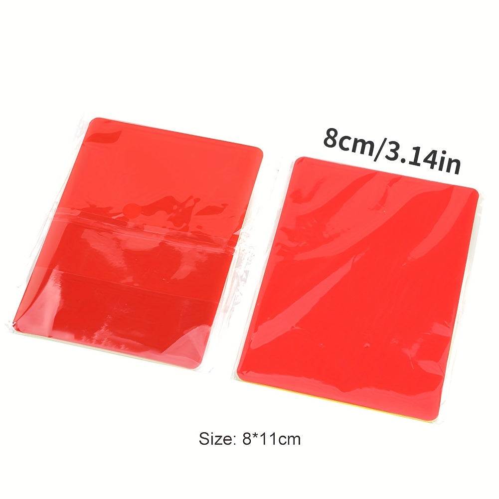 PVC Soccer Referee Red Yellow Cards Football Match Training Referee Tool