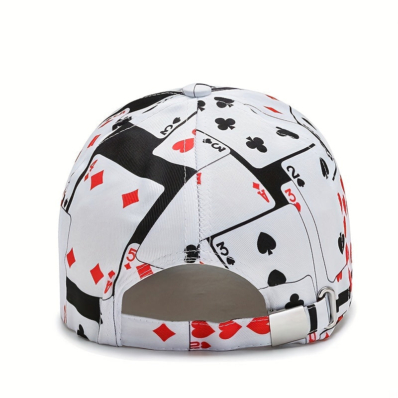 Boy's Playing Card Baseball Hat Cap Trucker Hat Hip Hop Baseball Cap