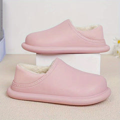 Women's Soft Plush Lined Home Slippers Warm Indoor Shoes