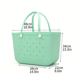 Large Capacity Beach Handbag Rubber Waterproof Storage Bag
