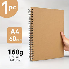 A4 8K 16K Sketchbook 60 Sheets 98 Lb 160 Gsm Spiral Bound Acid Artist Sketch
