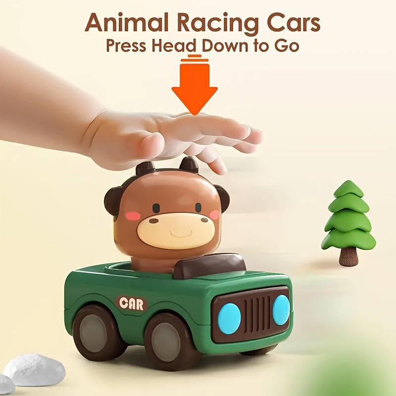 Animal Toy Car Cartoon Slide Skid League Team Car