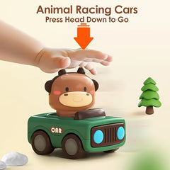 Animal Toy Car Cartoon Slide Skid League Team Car