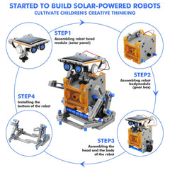 Educational Solar Robot Toy DIY Science Kit for Adults