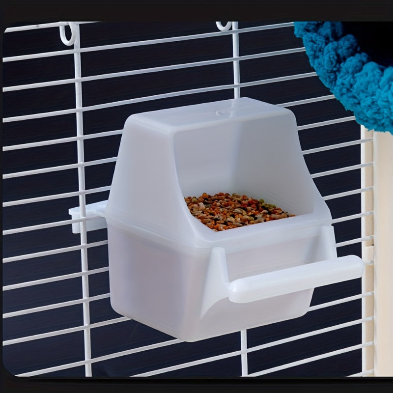 Wall Mounted Parrot Feeder Solid Bowl for Easy Feeding