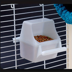 Wall Mounted Parrot Feeder Solid Bowl for Easy Feeding
