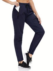 Quick Dry Drawstring Outdoor Sports Pants Women's Activewear