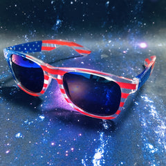 American Flag Party Sunglasses, Set of 4