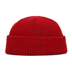 Warm Melon Skin Hat Wool Hat Men's Women's Knit Hat Elastic