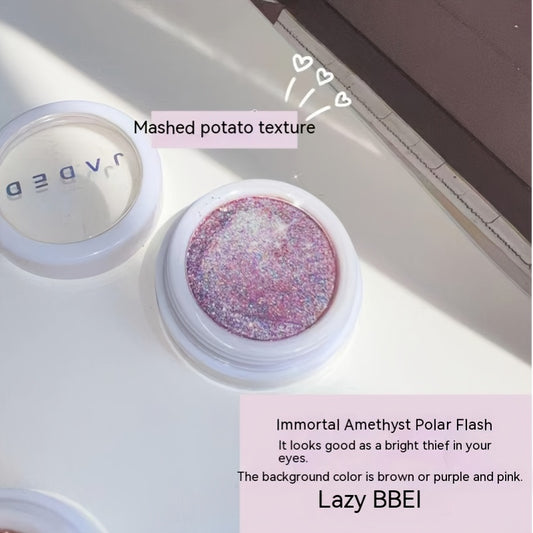 Glitter Eyeshadow Powder Sequins Pearly Highlighting Palette