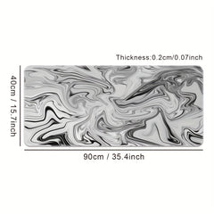 Gray Abstract Gaming Mouse Pad Non-slip Rubber Mat