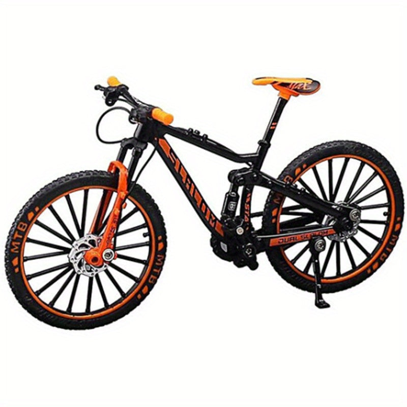 Mini Alloy Bicycle Model Desktop Decoration Mountain Bike Toy