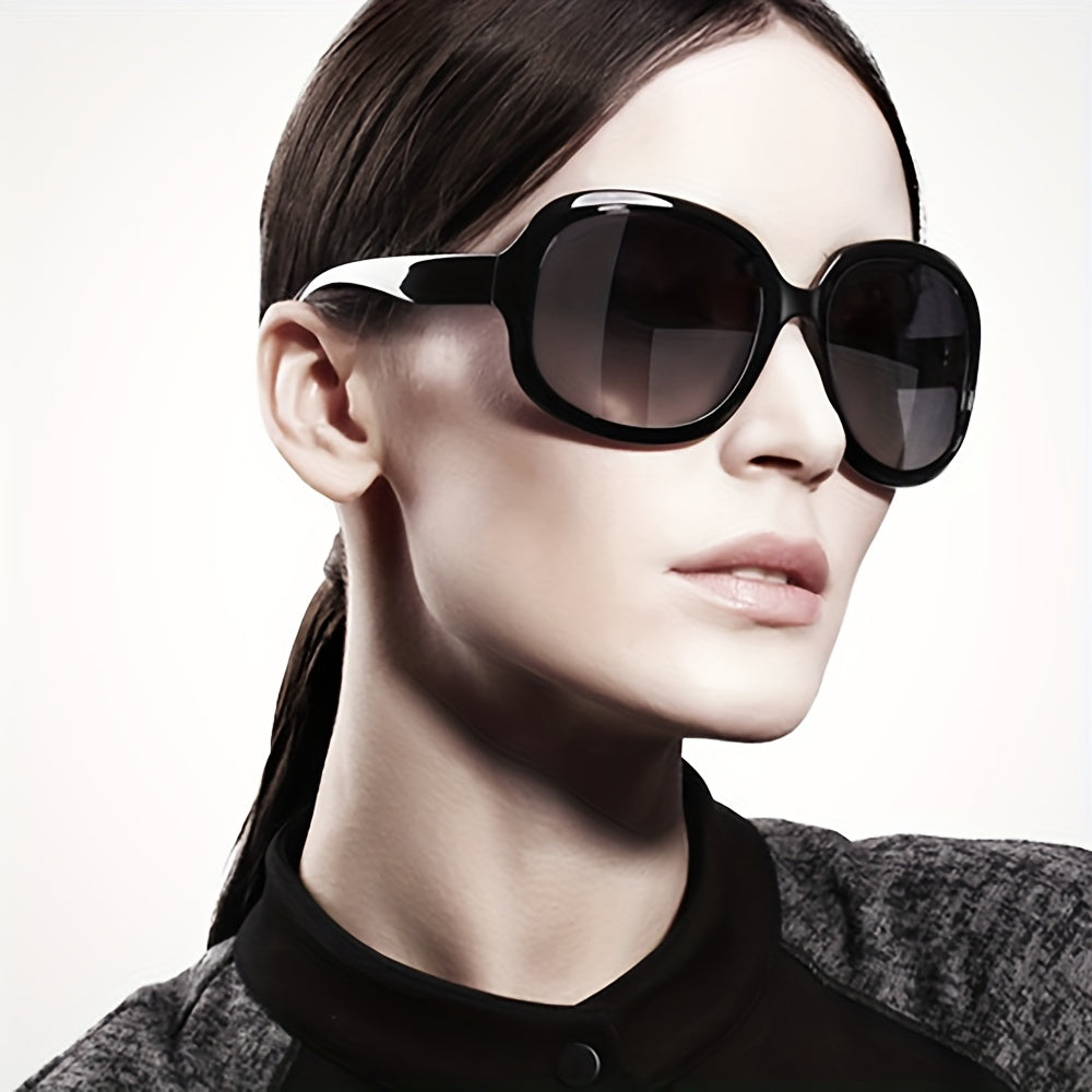 Round Sunglasses Women Men Gradient UV400