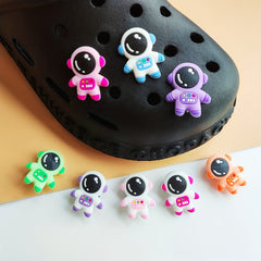 Astronaut Shoe Charms For Clogs Bubble Slides Sandals 24Pcs